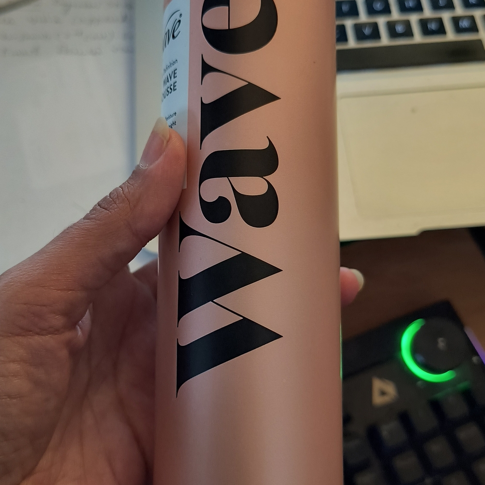 Wave Hair Styling Mousse - Pink